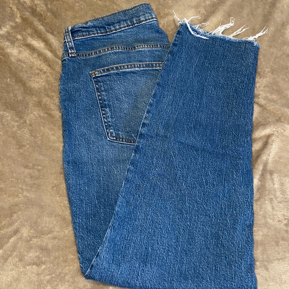 High rise 90s slim jeans